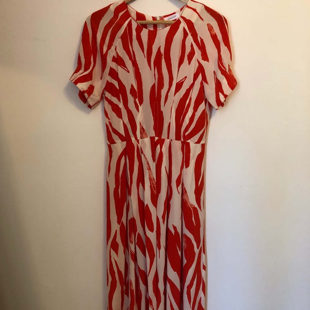 Anine Bing Dahlia Zebra Dress